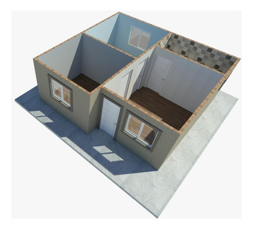 Imagen 2 de 11 de Vivienda Prefabricada, 2 Dor, Liv Comedor, Baño Y Coc 36m2