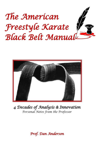 Libro:  The American Freestyle Karate Black Belt Manual