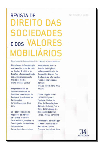 Libro Rev Dto Soc Val Mobiliarios 01ed 18 De Azevedo Erasmo