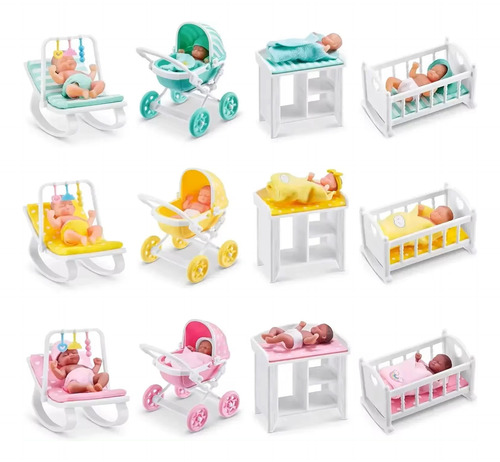 My Mini Baby Bebé Miniatura Realista Y Accesorios Zuru