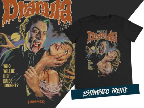 Camiseta Terror Dracula Hammer Films