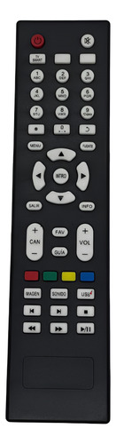 Control Para Tv Led-lcd Crown Mustang Viewsonic Audimac Negro