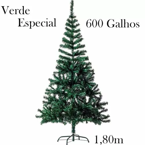 Árvore De Natal 1,80M Havan Casa 600 Pontas - Verde