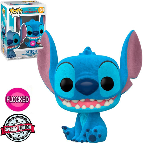 Funko Pop Disney Lilo & Stitch Exclusive Stitch 1045 Flocked