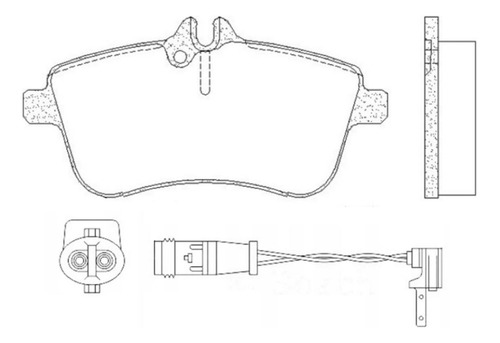 Pastilha De Freio Dianteira Mercedes-benz Classe B B200 2..