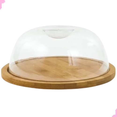 Queijeira Em Bamboo Ecokitchen 19x8cm Mimostyle Porta Queijo
