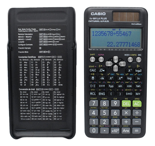 Calculadora Científica Casio Fx-991 La Plus 417 Funciones Negro (Usado)