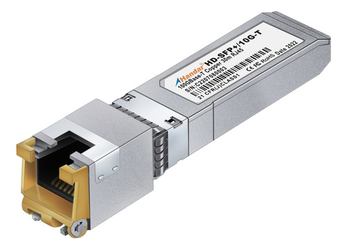 Transceptor Sfp+ Handar Copper Para Cisco Ubiquiti Netgear