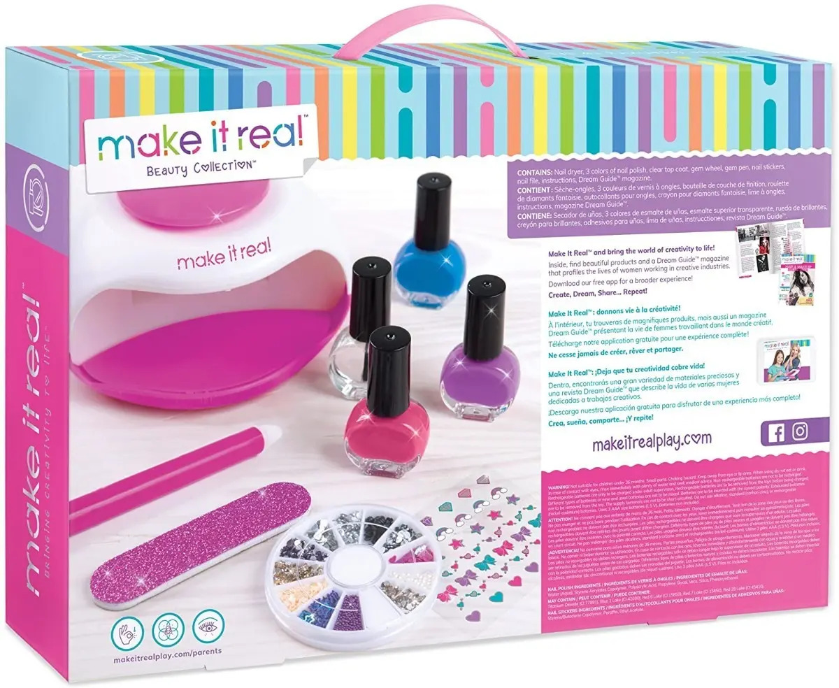 Juguetes Niña 9 Años Kit De Manicura Y Spa Para Niñas - Incluye Esmaltes, Secador, Pegatinas Y Accesorios Para Uñas, Ideal Para Regalo Juguetes Niña 9 Años Kit De Manicura Y Spa Para Niñas - Incluye Esmaltes, Secador, Pegatinas Y Accesorios Para Uñas, Ideal Para Regalo