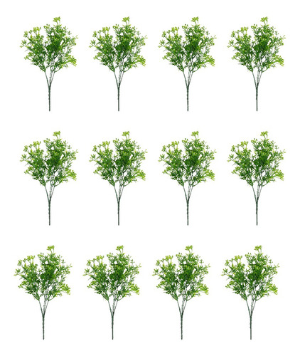 Ramo Verde Jardin Vertical Artificial Planta Deco 38cm X 12u