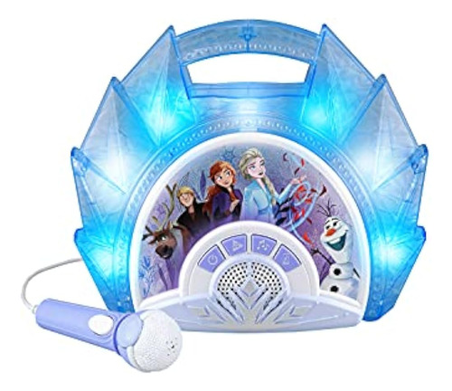 Ekids Frozen Sing Along Boom Box Altavoz Con Micrófono Para 