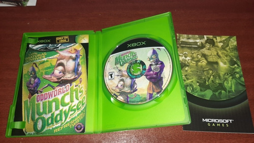 Oddworld Much Oddysee Xbox Classico Original Americano (Usado)