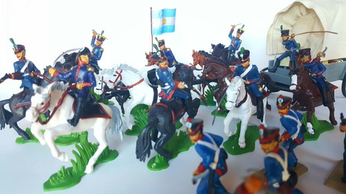 Set Granaderos 12 A Pie 8 A Caballo Y Carreta Soldaditos