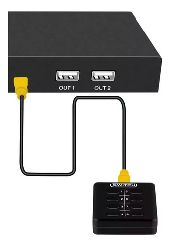 Chaveador Switch Kvm Vga - Usb 8 Portas+8 Cabos Vga-usb 1,5m