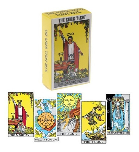 Cartas Tarot Rider Waite 78 Cartas Arcanos Con Instructivo