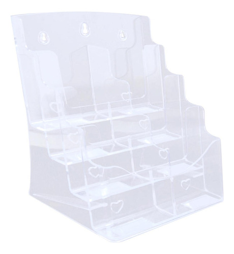 A Soporte De Acrílico Para Folletos, Soporte De 4 Cuadrícula