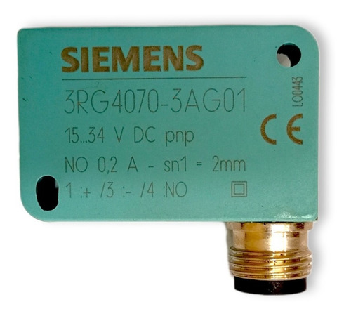Sensor Induc. 3h Siemens 15-34vdc Pnp 2mm 3rg4070-3ag01 1+1