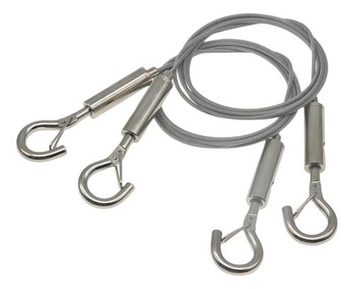 3 Kit De Arame Para Pendurar Quadro Em 2 Unidades Cabides De