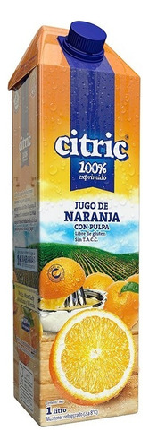 Jugo De Naranja Con Pulpa Citric 1l