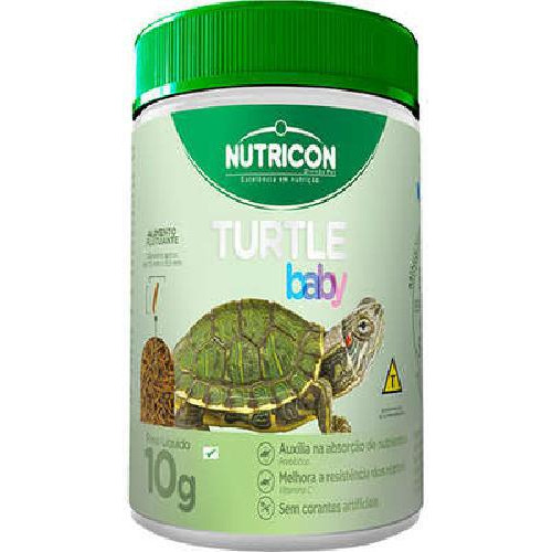 Ração Nutricon Para Tartaruga Filhote Turtle Baby 10 Gr