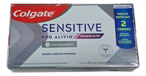 Crema Dental Colgate Sensitive Alivio Inmediato- Blanqueador