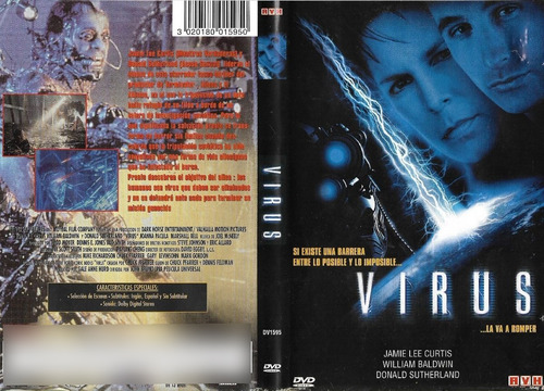 Virus Dvd Jamie Lee Curtis William Baldwin Joanna Pacula