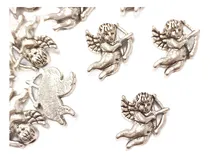 Comprar 15 Dijes Angeles Angelitos Pasantes Metal Artesanias Bijou