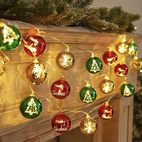 Cadena De Luces C5led Para Exteriores Para Navidad, Cadena D