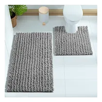 Comprar Alfombras De Baño Juego De Alfombras De Baño De Chenilla