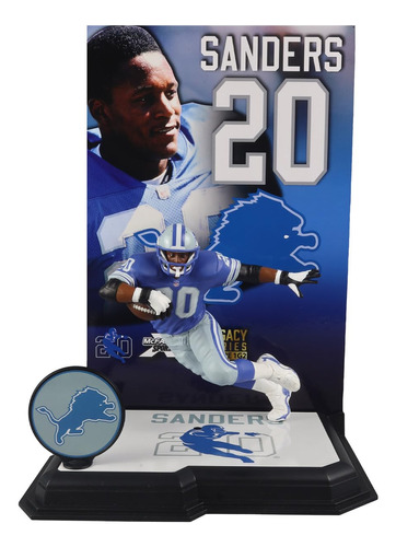 Figura De Acción Mcfarlane Barry Sanders Detroit Lions Nfl