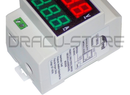 Voltimetro Amperimetro Riel Din Gralf Gf-100va D52-2042