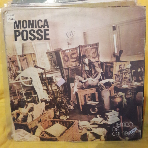 Vinilo Monica Posse Tiempo De Cambios + Insert U Rn1