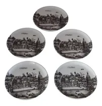 Comprar Antiguos Platos X 5 Ingleses 10 Cm  Muy Lindos !!!