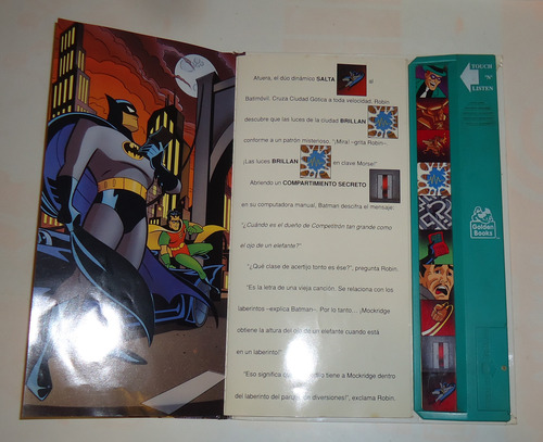 Libro Con Sonido Batman Laberinto Del Minotauro Vintage 1994 (Usado)