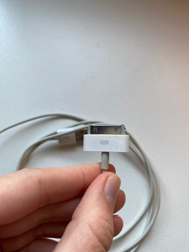 Cable Usb Ipod 4 - Ipad - Iphone 4 Blanco (Usado)