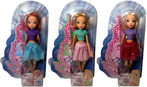 Kit 03 Fadas Fadinhas Flora Stella Bloom Winx Club Original