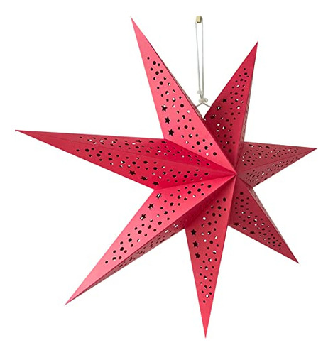 Yeekea Lámpara Colgante De Estrella De Papel Para Decoració