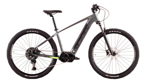 Bicicleta Eletrica Oggi Bw 8.2 10v Shimano Cues Aro 29 2024 Cor Cinza/verde Tam L