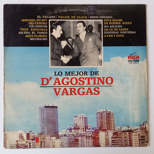 Lo Mejor De Dagostino Angel Vargas Lp Vinilo  Kktus