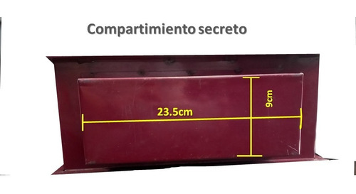 Caja Fuerte De Empotrar Con Tesoro Oculto Bordogna