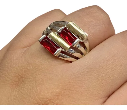 Precio anillo de oro con rubi rojo outlet