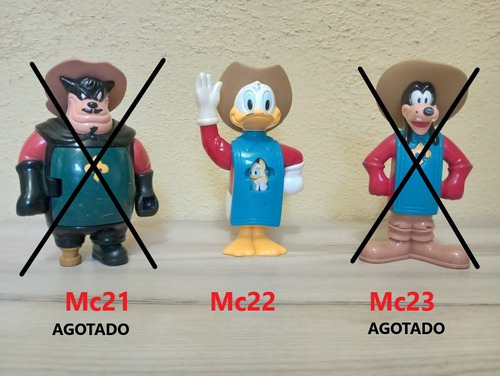 Muñeco Colección Los Tres Mosqueteros 2004 Mc Donald´s (Usado)