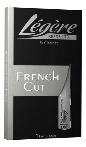 Caña Legere French Cut Para Clarinete En Sib