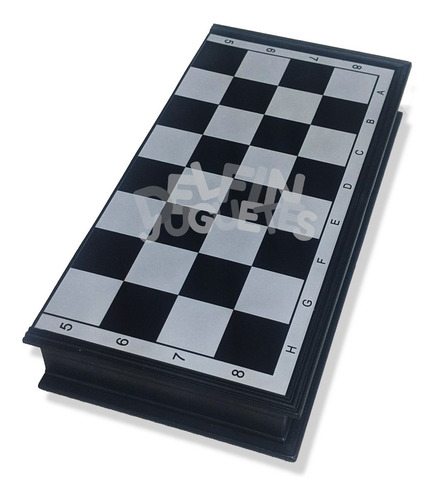 Imagen 2 de 7 de Juego De Ajedrez Tablero Magnético Plegable Fichas Con Imán