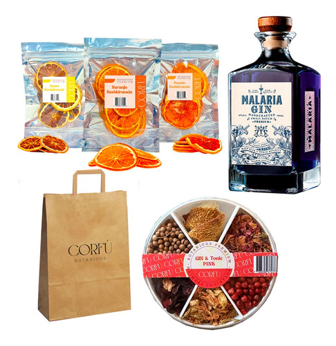 Combo Kit Regalo Botánicos Corfú X6 Malaria Cítricos Premium