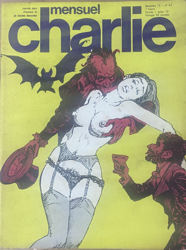 Charlie Nº 83 Revista Comic Francia, Feiffer Schulz 1975 K5