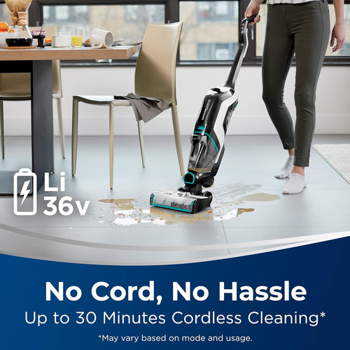 Aspirador Bissell Pó/mop Seco/molhado Piso Duro/tapete S/fio