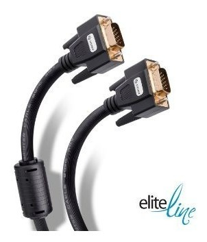 Cable Elite Vga De 7,5 M Con Conectores Dorados