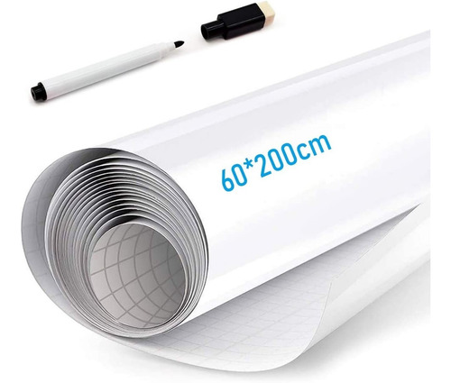 Pizarron Blanco De Pvc Adhesivo Rollo De Papel De Pizarra