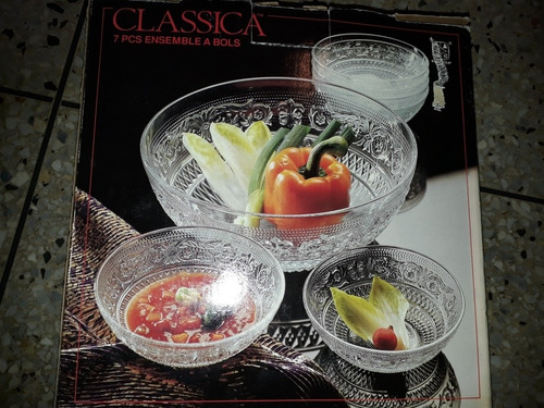 Set De Bowls De Cristal